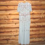 Mac Duggal  9136 Womens Embellished High Neck Butterfly Sleeve Gown Photo 5