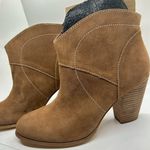 Sole Society  Tan Brown Booties Women Size 11 Block Heel Cowboy Western Photo 4