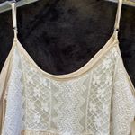 Kaitlyn  Cold Shoulder Tunic Dress Top Cream Photo 2