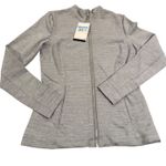 Nike NWT Yoga Dri-Fit Tight Fit Womens Training Jacket Full Zip Gray Size M Photo 0
