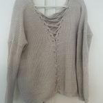 Impressions | Light cream/beige sweater with tied back Photo 3