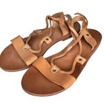 Sparta Novelty Lace Up‎ Leather Sandals Size 7 Photo 0
