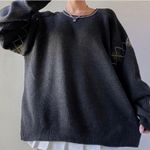 90s vintage sweater Gray Size L Photo 0