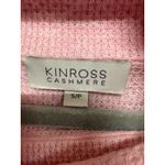 Kinross Cashmere Light Weight Cashmere Blend Baby Pink Sweater Size Small Photo 2