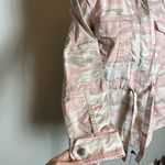 Gap ‎ Belted Pink Camo Utility Jacket Cotton Size Small Photo 3