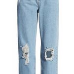 BDG Pax Ripped High Waist Jeans Urban Outfitters Light Wash NWT Size 28 Photo 0
