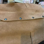 Falls Creek VINTAGE  SUEDE AND SATIN SNAP BUTTON VEST (L) Photo 8