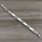 Brighton Retired MARRAKESH Silver Bar Bracelet Photo 0