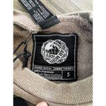 Alphalete  Women's Terry Oversized Crop Pullover - Smockey Quartz , Size Small Photo 8