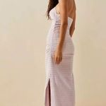 Free People NWT  Brandie Midi Strapless Tube Bodycon Dress Iris Purple Size XS‎ Photo 11