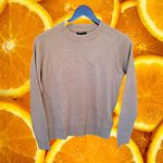 Massimo Dutti NWT  Tan Wool Cashmere Crewneck Sweater Size‎ XS Photo 8