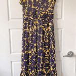 A.L.C. Valencia Dress in Yellow Midi Silk Photo 4