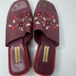 Naked Feet Leather Mules Size 8.5M Purple Photo 4