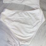 Shade & Shore  Ribbed Cut-Out One Piece Swimsuit Medium Photo 6