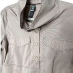 Mountain Hardwear  Citypass Popover Shirt Womens Medium Brown Cream Tunic Outdoor Photo 3