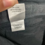 BCBGMAXAZRIA ‎ Black Linen Blend Paperbag Waist Tie Pleated Shorts Photo 5