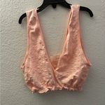 Anthropologie Anthropology Peach Sleeveless Crop Top Bralette S/M Photo 2