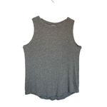 Athleta  Gray Ribbed‎ Tank Top Sleeveless Athletic Casual Top Size S Photo 1