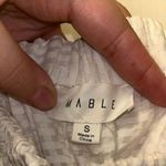 Mabel  Dress White Ruffle Sleeve Photo 3