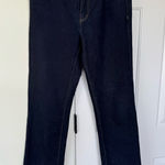 Ralph Lauren Lauren Women’s Dark Blue Denim Straight Jeans Size 8 Fall Outfit Photo 0