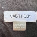 Calvin Klein  Velvet Dress With Gold Embroidery Photo 3
