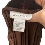 Avenue  high rise brown velvet pull on wide leg pants women’s 18/20 NEW holiday Photo 3