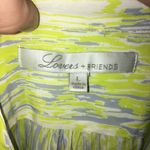 Lovers + Friends  split neck long sleeve blouse Photo 2