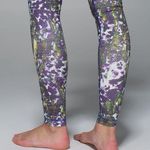 Lululemon  Wunder Under Pant Full Luxtreme
Floral Sport Iris Flower Multi size 4 Photo 5