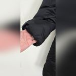 Old Navy Water Black Resistant Long Duvet Puffer Coat Size Small Photo 3