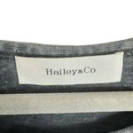 Hailey & Co. Antiqued Black Floral Long Sleeve Cotton Modal Pullover Top Size XS Photo 6