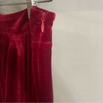 Harvé Benard Harve Bernard skirt Velour Crimson Red Faux Wrap Velvet Size 8 Holiday‎ Goth Photo 5