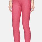 Outdoor Voices 3/4 Warmup Leggings Flamingo Pink Textured Compression Like New Photo 0