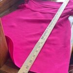 ZARA NWT Stretch Tie Dress in Vibrant Fuchsia Pink, Cut-Outs, Bows Size Medium Photo 6