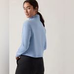Athleta  Whistler Mock Neck Long Sleeve Top In Sky Blue Photo 1