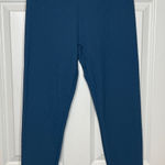 Buffbunny Collection Buffbunny Blue Ribbed Leggings‎ XL Photo 0