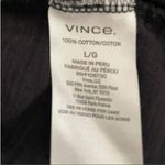 Vince  Black Long Sleeves Crewneck Cotton Minimalist Essential Unisex  Shirt L Photo 6