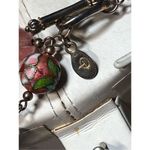 MCM Murano Wedding Cake Pink Glass Bead Necklace Vtg Designer Women’s Jewelry Photo 9