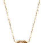 Kendra Scott Citrine Pendant Necklace Photo 0