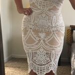 Lulus White Midi Dress Photo 1
