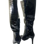 Women’s 6.5 Black Glossy Faux Photo 3