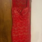 Windsor Red Lace Dress Photo 0