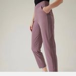 Athleta Brooklyn Purple Ankle Cropped Pants size 2 Photo 2