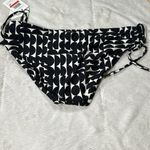Calvin Klein Swimwear Geometric Black & White Side Tie Hipster Bikini Bottom XS Photo 13