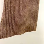 For Love & Lemons  Knitz Rose Gold Sparkle Sweater Dress Short Sleeves Size M Photo 4