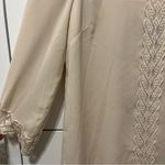 ASTR  Cream Lace Boho Mini Shift Dress Photo 3