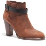 Madewell lonny distressed western ankle boots tan Photo 0