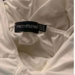 Pretty Little Thing Women's Shape White Slinky Panelled Midi Dress - Size 6 Photo 4