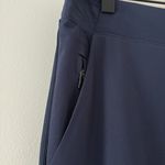 Athleta  Brooklyn Jogger Elastic Waist Pockets Stretch Navy Blue Size 12P Photo 10