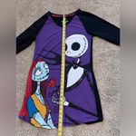 Disney  Nightmare Before Christmas Jack & Sally Retro Short Top XS Cozy Goth Photo 3