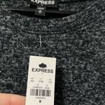 EXPRESS NWT  Gray And Black knit T-shirt dress size medium Photo 2